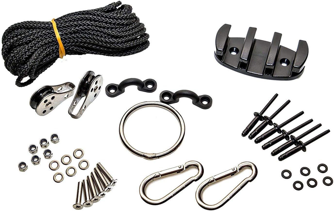 Kit carro anclaje canoa anillo acero