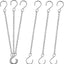 Cadena acero inox 10.5pulg ganchos S dobles vallas macetas