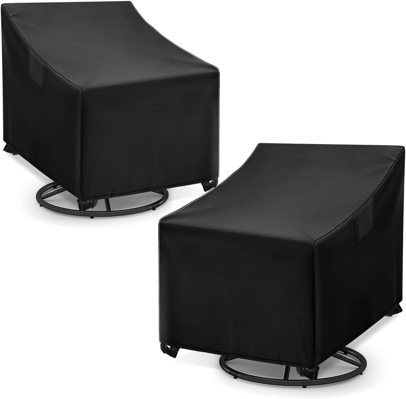 Fundas sillas giratorias exteriores 33x35x38.5pulg 2pzas