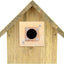 3 Pzas Protector Agujero Casa Pájaro Madera Cobre 1 1/2