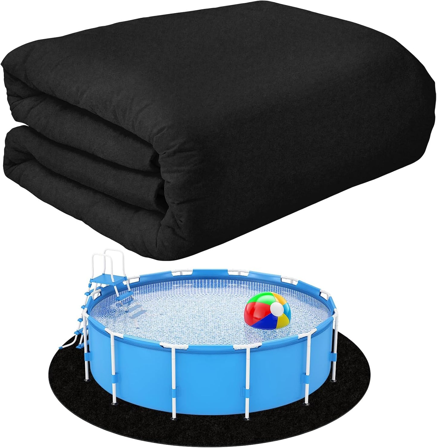 Almohadilla redonda piscina 12ft protector revestimiento