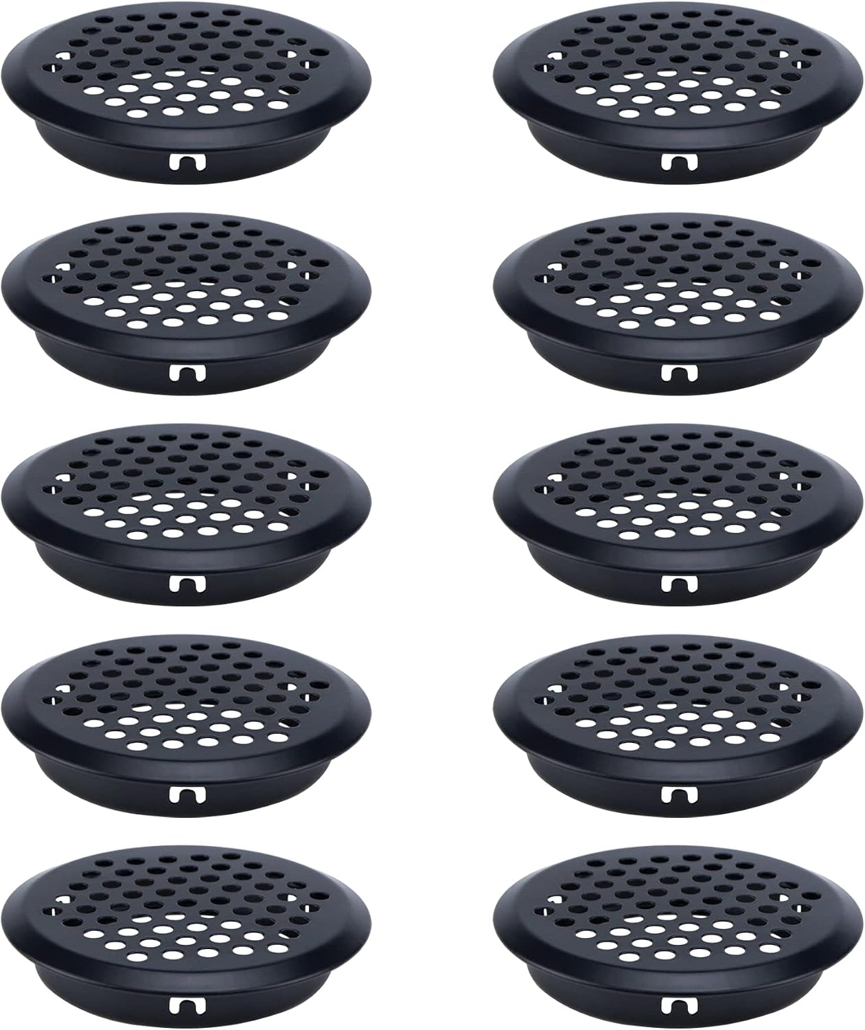 10 Rejillas Ventilación 2pulg Acero Inox Redondas