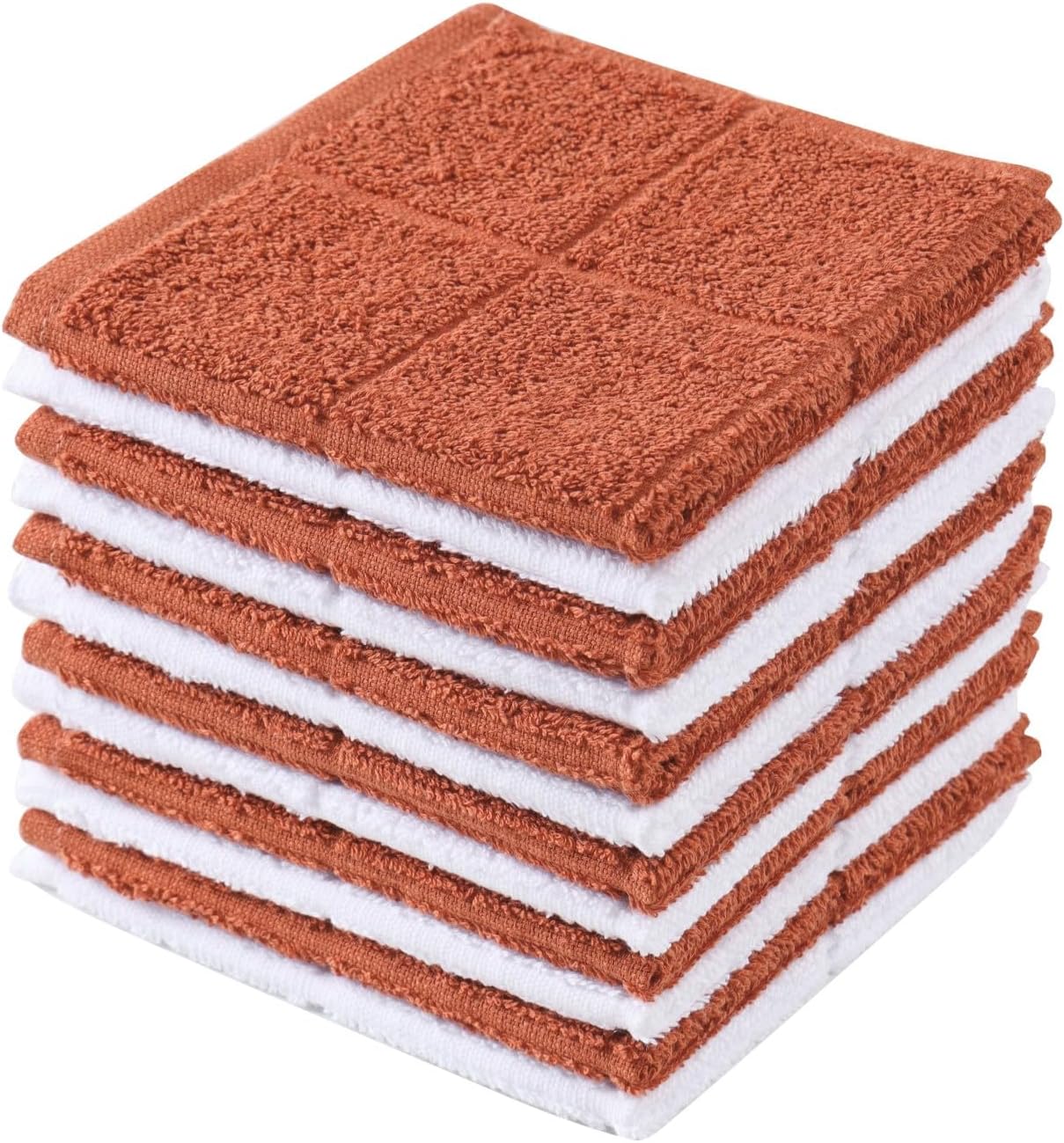 Paños cocina algodón absorbentes 11x11 blanco óxido