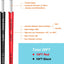 Cable eléctrico 14 AWG 20pies negro rojo flexible 400hilos