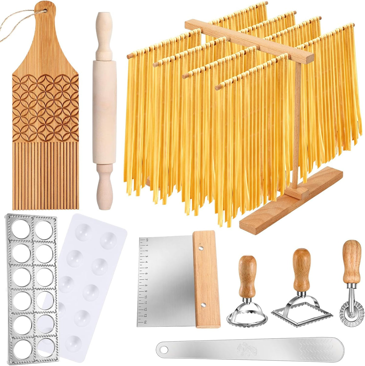Set 9 herramientas para hacer pasta con sellos ravioles