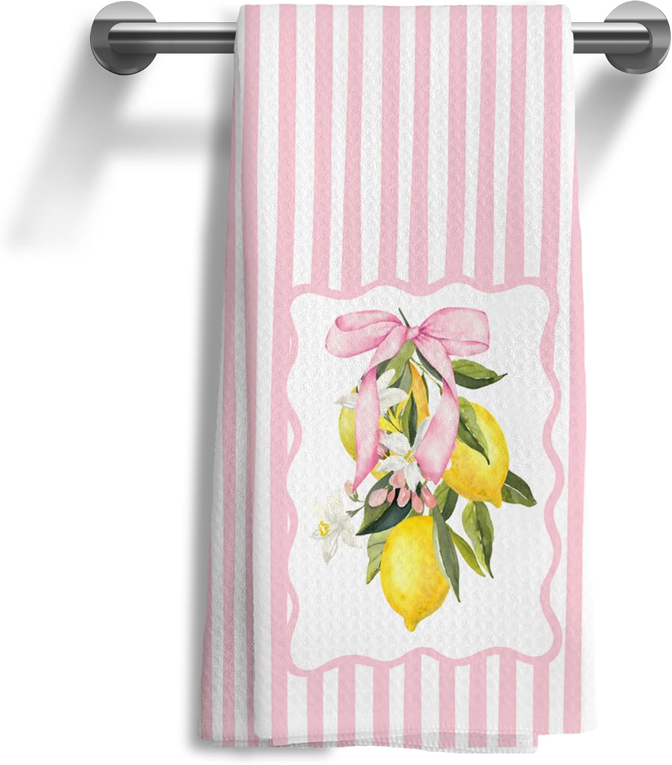 Toallas cocina baño coquette rosa limón 16x24 pulg