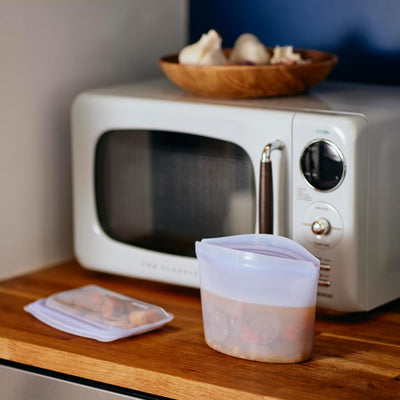 6 Pzas Bolsas Silicona Alimentos Multiusos Reutiliz.