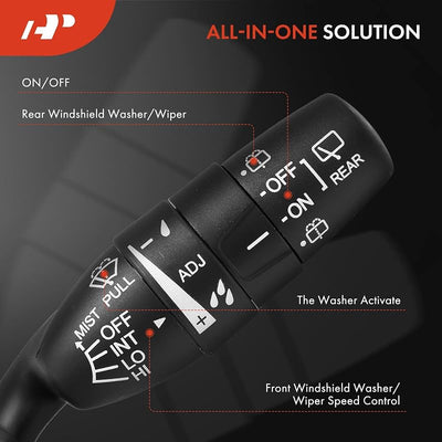 Interruptor limpiaparabrisas Honda Odyssey 11-17 Pilot 09-12/14-15