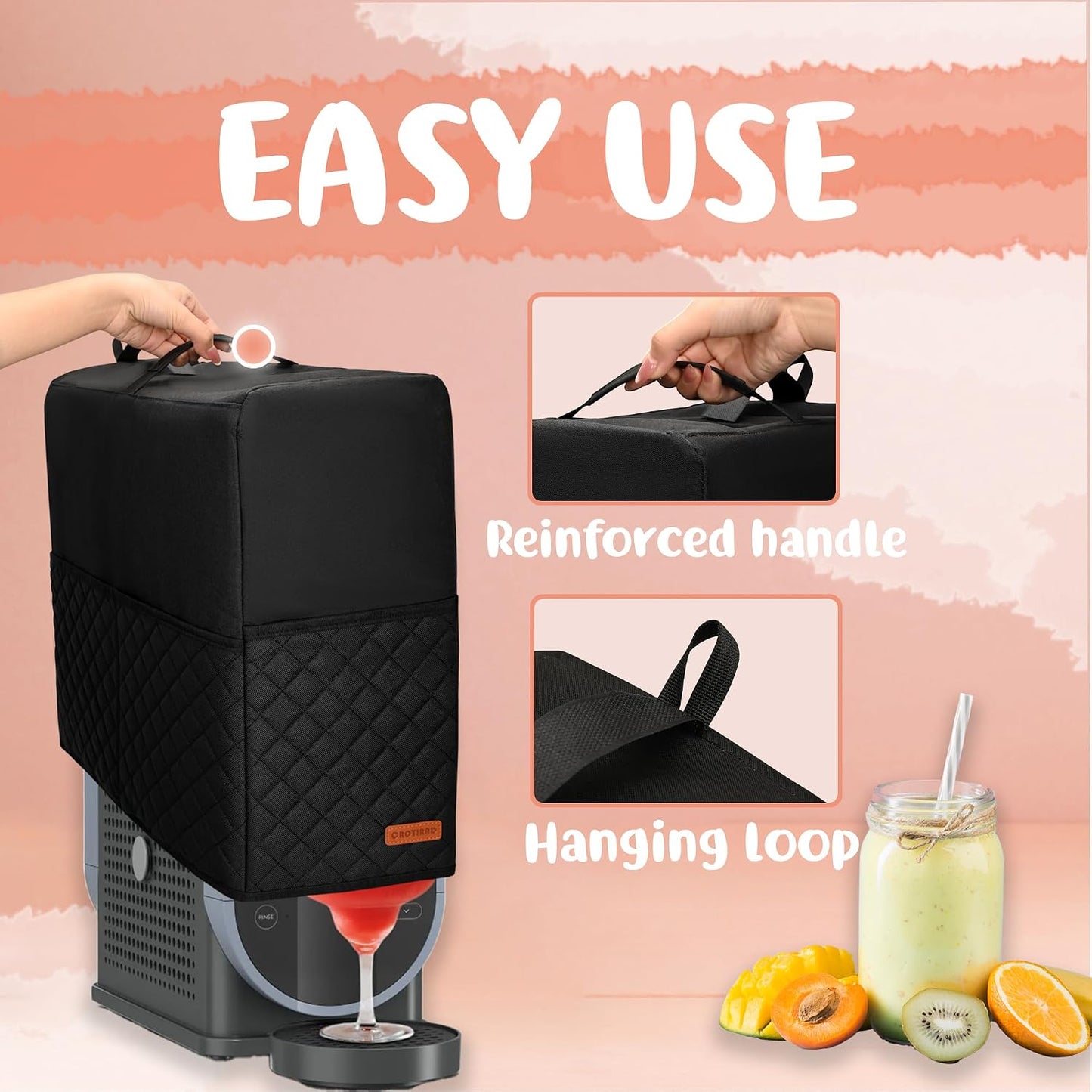 Cubierta antipolvo plegable para máquina granizado Ninja