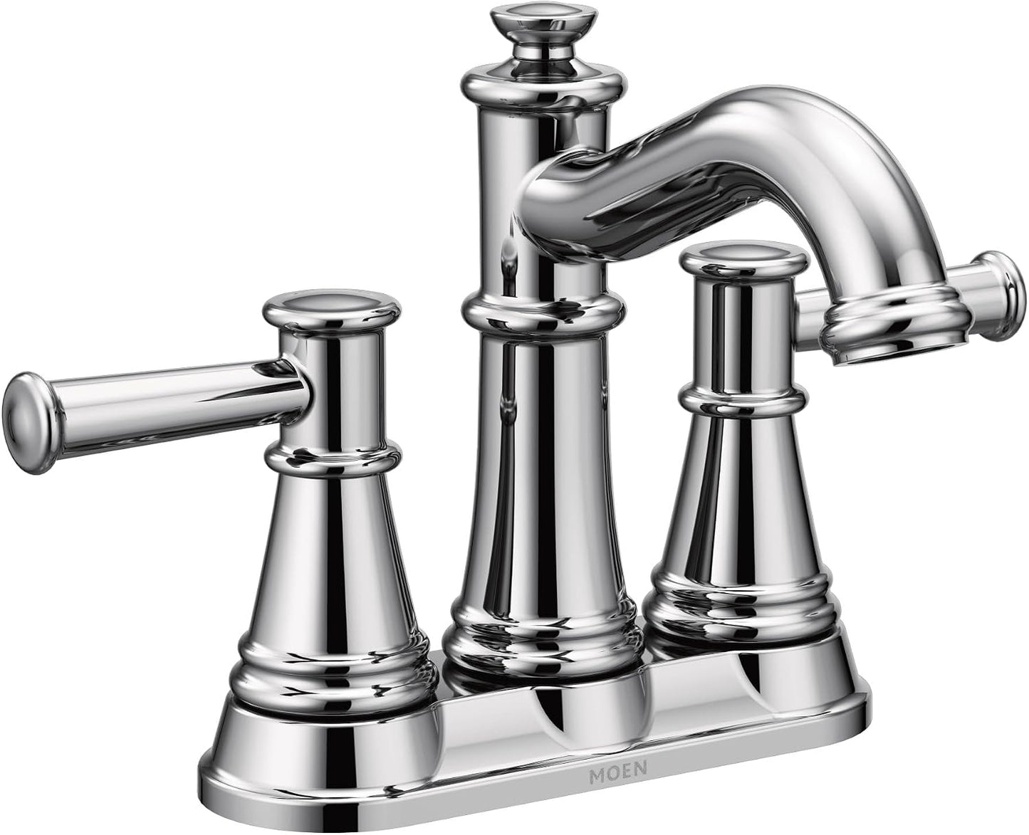 Grifo baño dos manijas cromado Moen 6401 Belfield