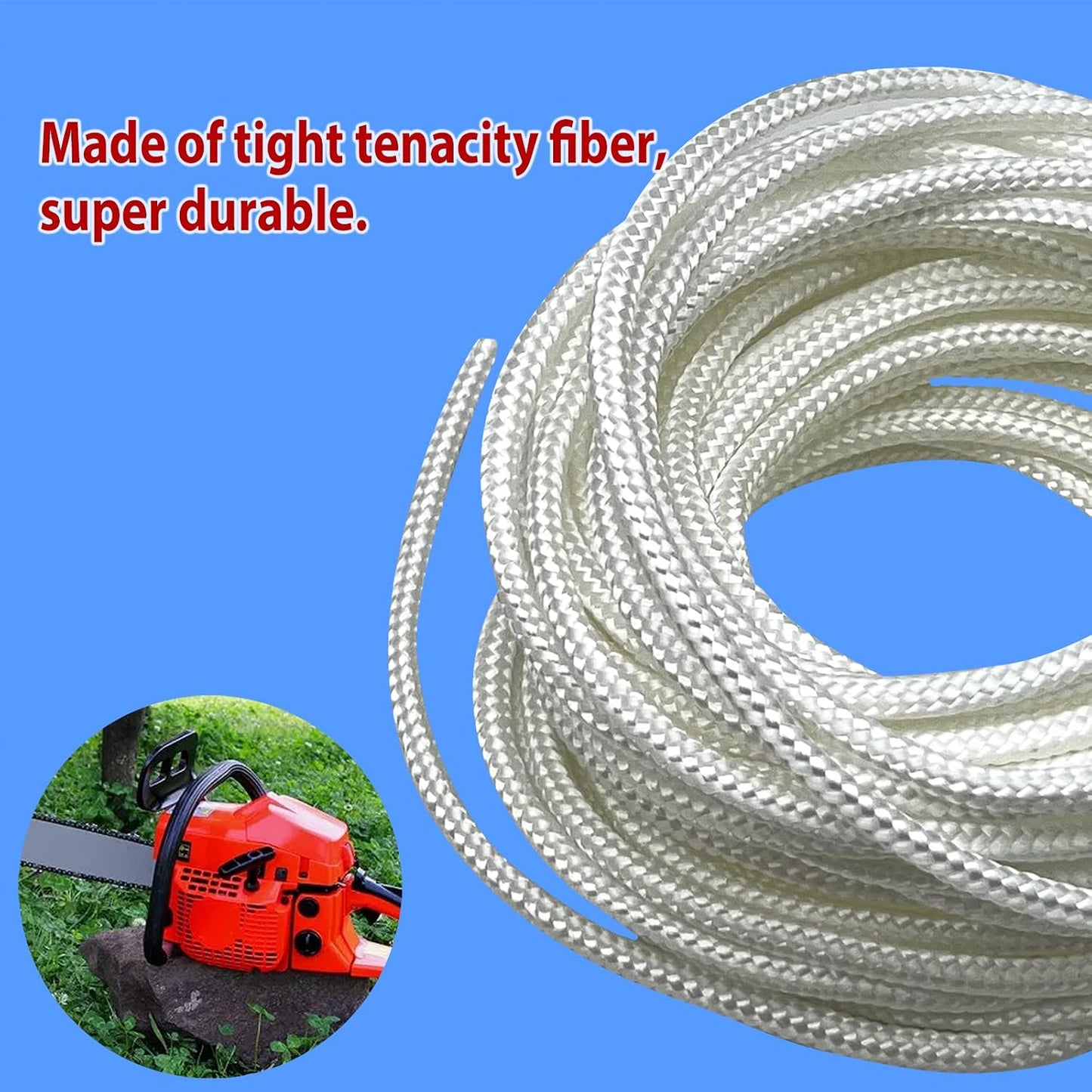 Cuerda arranque 5mm 10m para motor gasolina