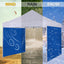 Toldo lateral 10x10ft para tienda campaña color azul
