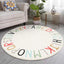 Alfombra gateo niños dormitorio 40pulg multicolor