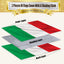Banderas Italia 3x5 doble cara tela nylon 210D