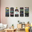 Estantes flotantes para libros 4 niveles invisible
