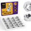 Set 10 Tuercas Hex 1/2-13 Acero Inox para Muebles