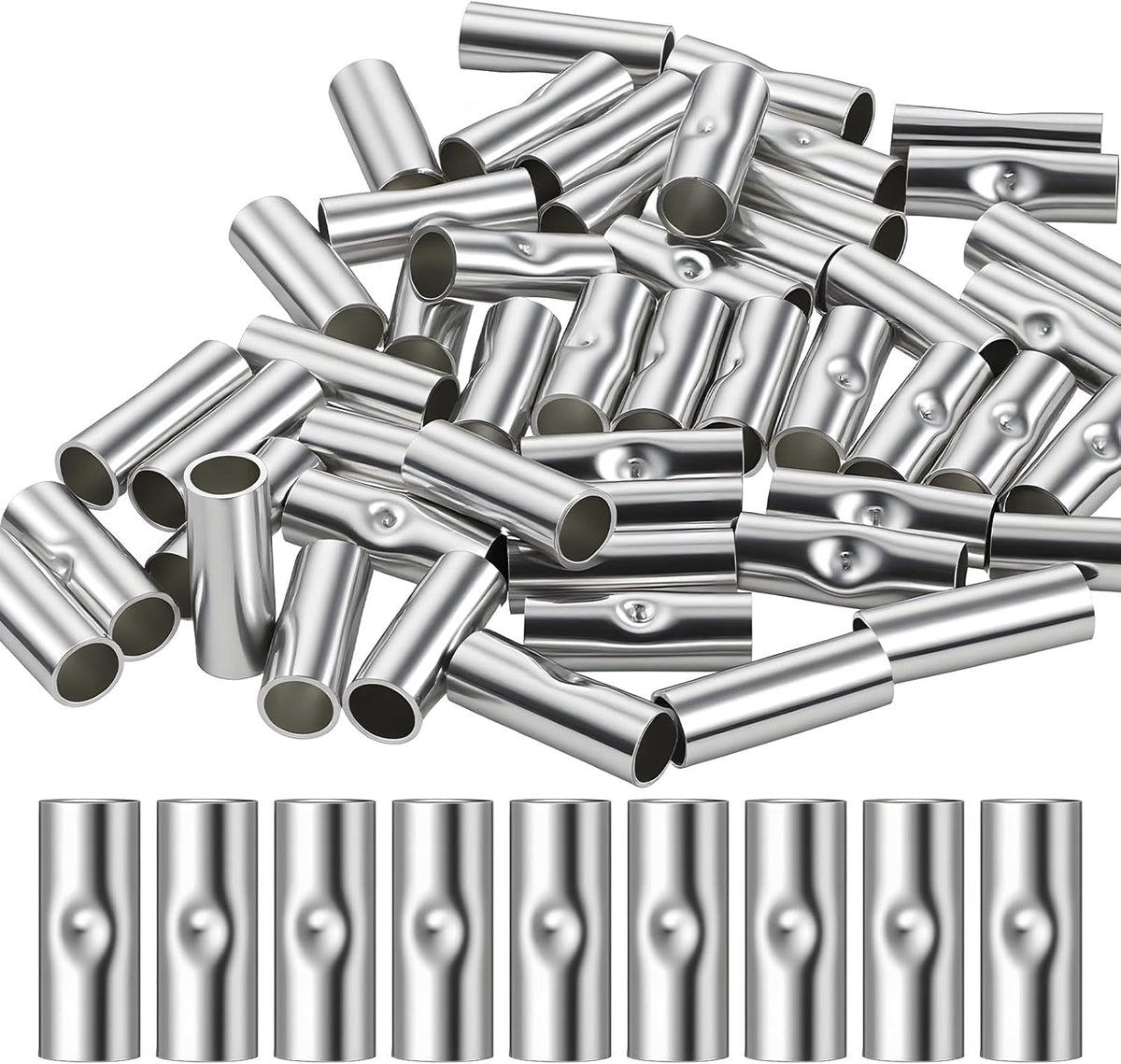 50 Pzas Conectores Sin Aislamiento 12-10 AWG