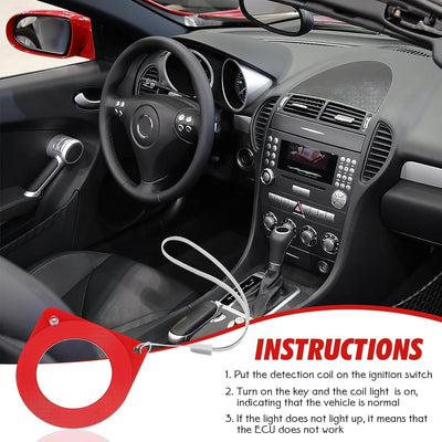 Probador bobina encendido coche antena chip llave
