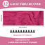Mesa Gasa Rosa Intenso 10ft 35x120pulg Estilo Bohemio