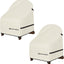 2 Pzas Fundas Impermeables Silla Adirondack 28x30x36pulg Beige