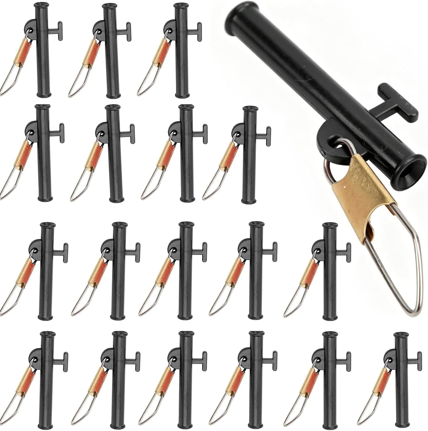 40 Pzas Deslizadores Plomada Pesca Gato 1.5"