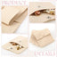 Bolsa microfibra para joyería 8x8cm con divisor y botón