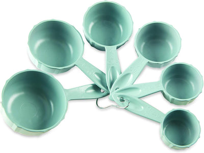 Tazas Medidoras Vidrio Marino Juego 6
