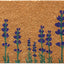 Felpudo flores lavanda púrpura 18x30"