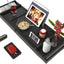 Bandeja baño ajustable bambú jabonera spa negro