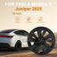 Fundas ruedas Tesla Model Y 19" negro mate 4pzas