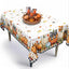 Mantel otoño a cuadros 60x102pulg impermeable reutiliz.