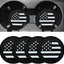4 Posavasos Coche Bandera EE.UU. Antiderrap 2.75pulg