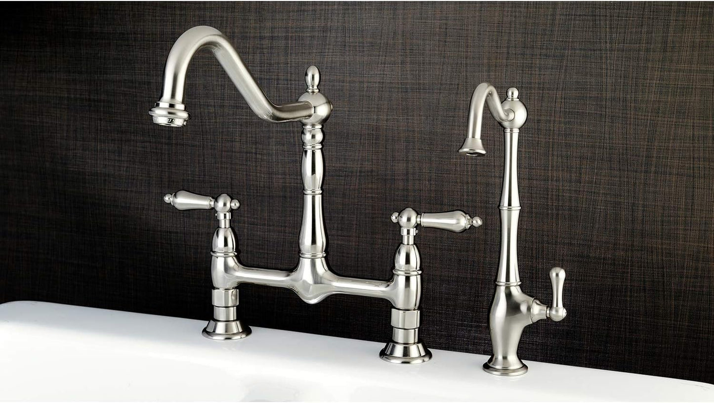 Grifo cocina 8pulg níquel cepillado