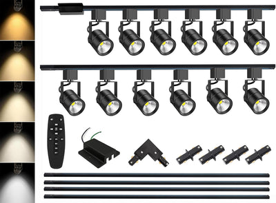 Kit iluminación pista 12 luces riel 13.2ft conector toldo flotante