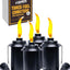 Recipientes antorcha 12oz comp Tiki 4unid metal tapa