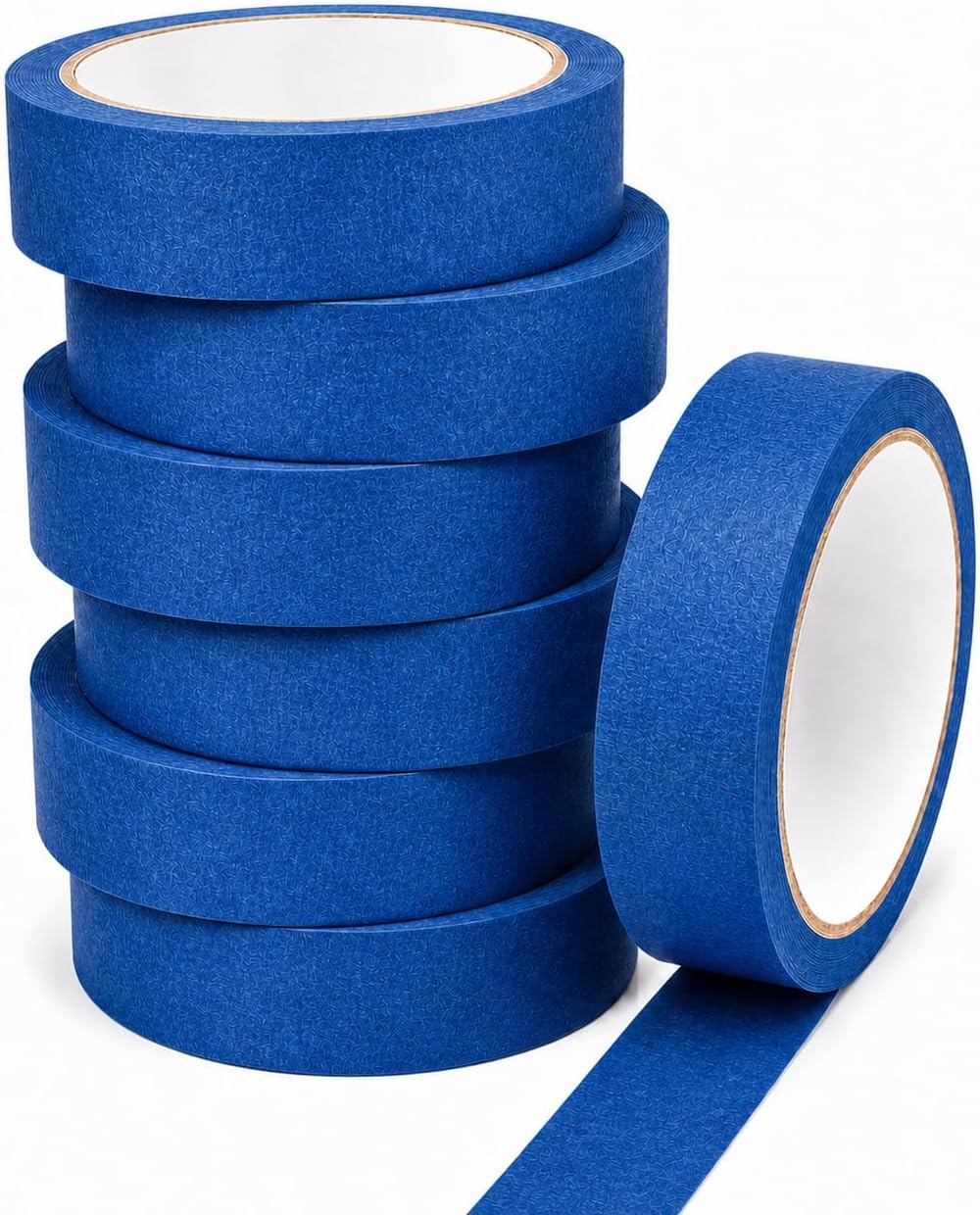 Cinta de enmascarar azul 1pulg x25yd 7 rollos multiusos