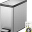 Cubo basura acero inox 6L con tapa y pedal