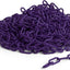 Barrera seguridad cadena plástico 500pies color morado