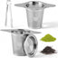 2 Pzas Infusor Té Acero Inox Asa Difusor Malla Fina