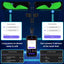 2 Pzas Luz Ojos Diablo LED para Camión Letrero Programable