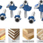 Set 4 Pzas Brocas Redondeadas 1/4pulg para Enrutador