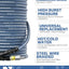Manguera lavadora presión 38m 3/8" agua fría caliente