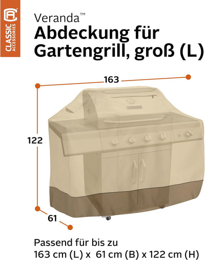 Cubierta Veranda para parrilla BBQ 64pulg resistente agua