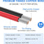 Bobina alambre trenzado 24 AWG 16.5ft 8 colores