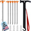 Set estacas y martillo multifuncional para tienda camping