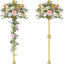 Candelabro de pie dorado 50pulg 5 brazos para fiestas