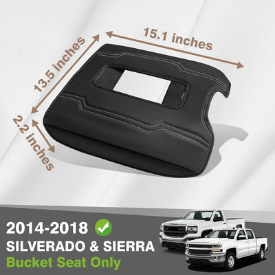 Funda reposabrazos Chevy Silverado GMC Sierra 2015-20