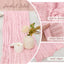 Mesa gasas 10 caminos rosa claro 120pulg rústico
