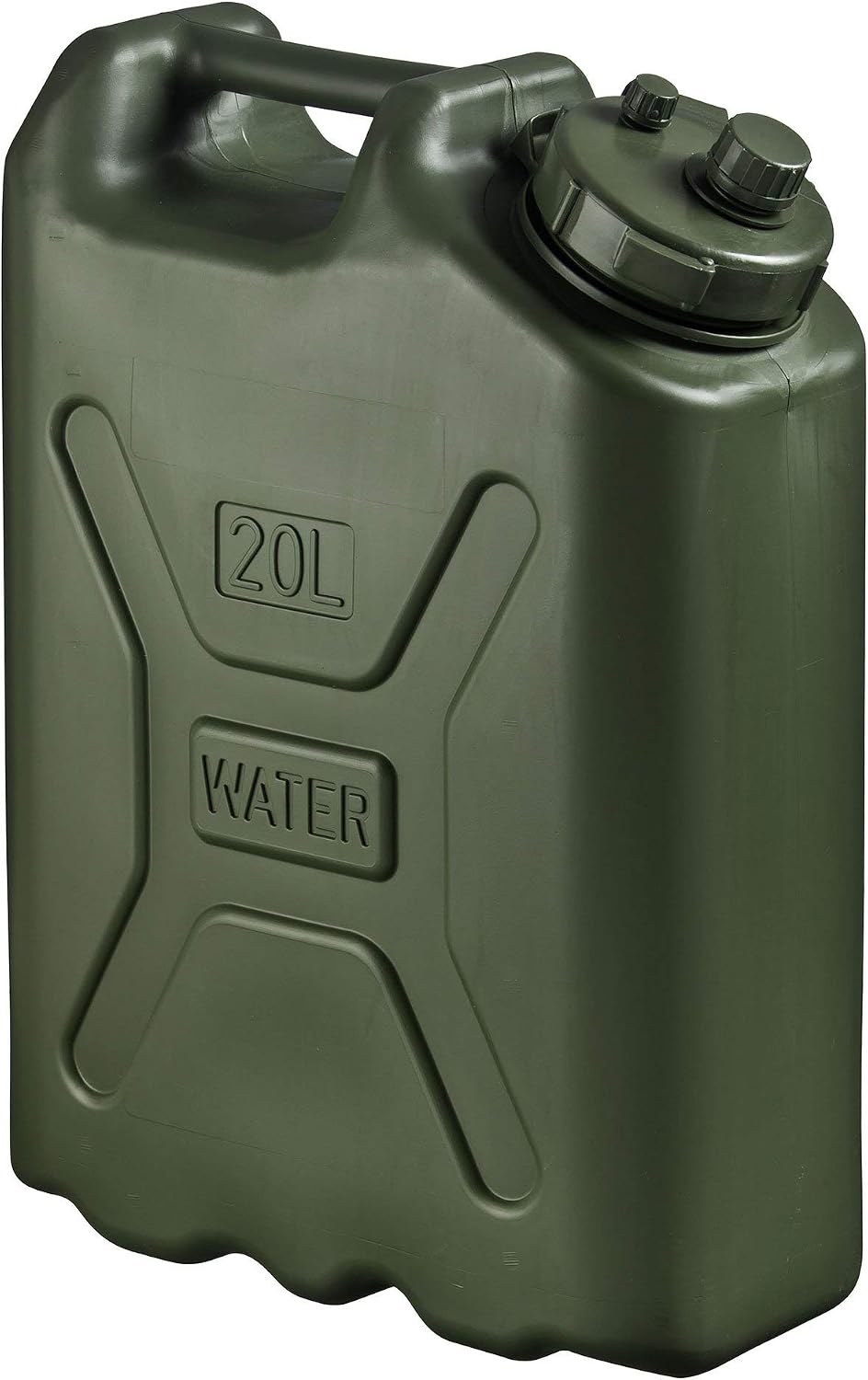 10 Recipientes Agua Militar 5gal Color Verde Viaje