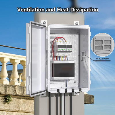 Caja conexiones eléctricas IP65 gris 13.8x9.7
